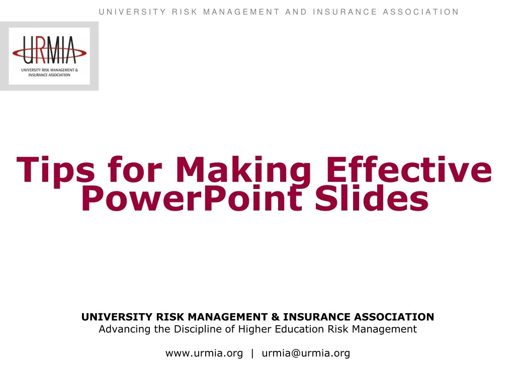 tips for making effective powerpoint slides