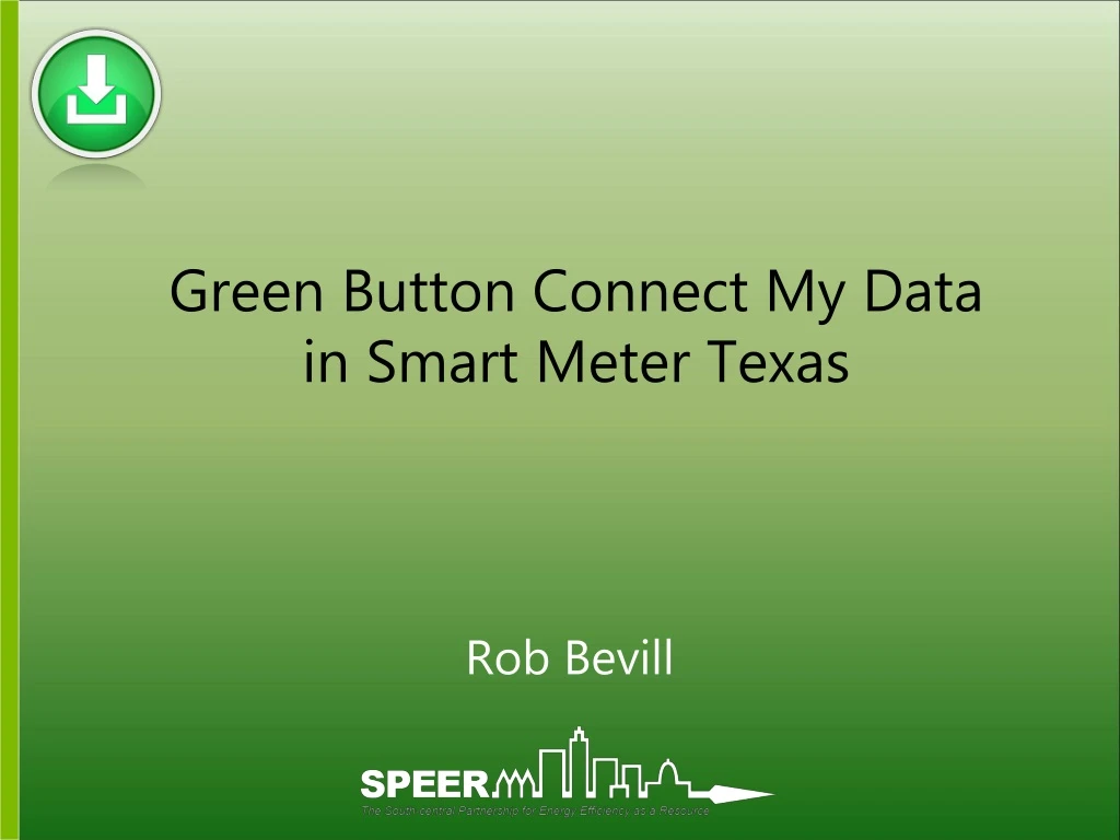 green button connect my data in smart meter texas