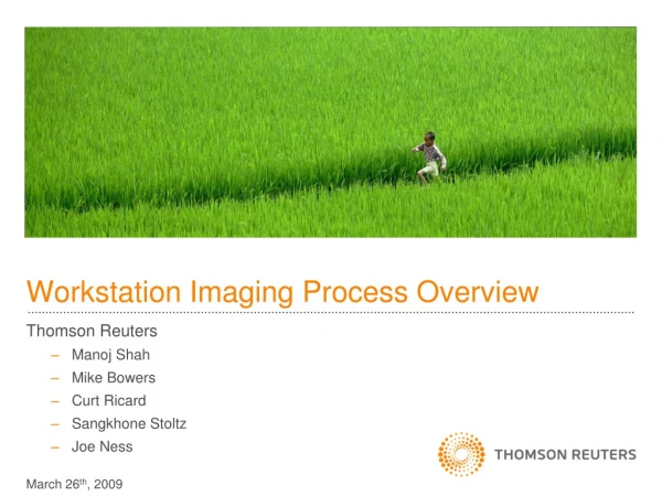 Workstation Imaging Process Overview