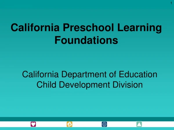 California Preschool Learning Foundations