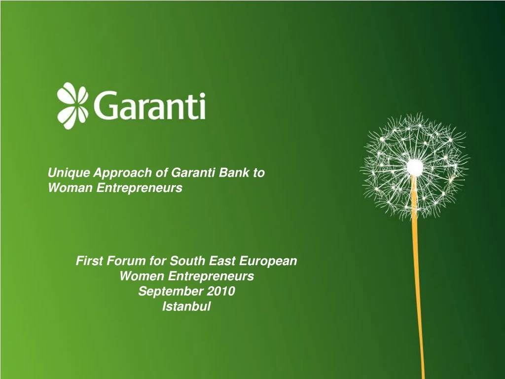 unique approach of garanti bank to woman