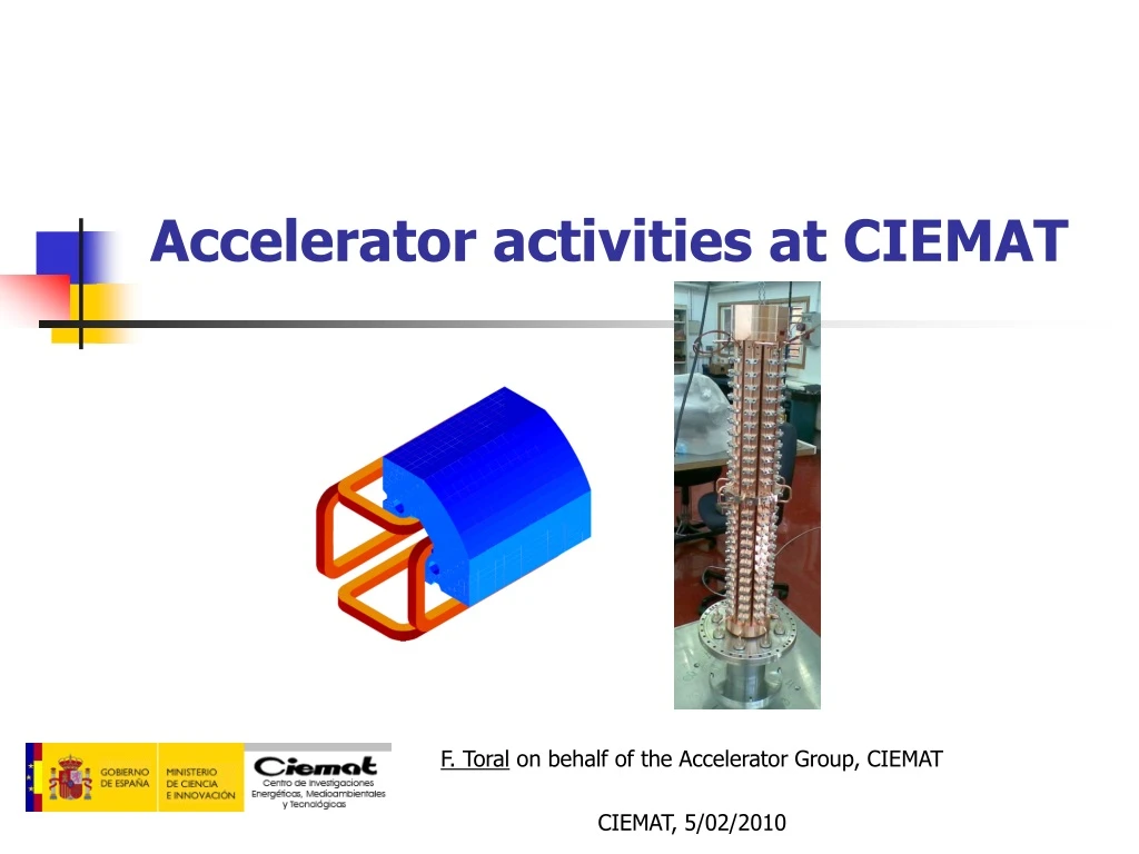 accelerator activities at ciemat