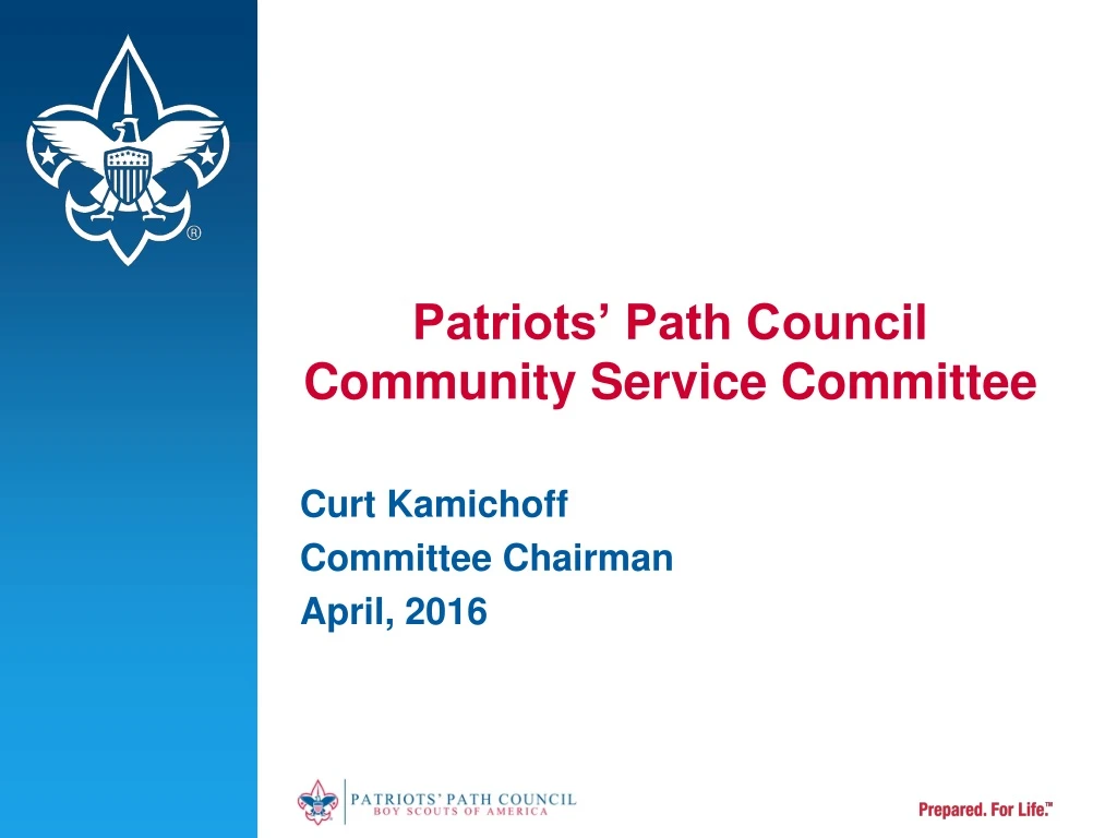 patriots path council community service committee