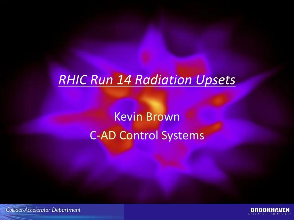 rhic run 14 radiation upsets