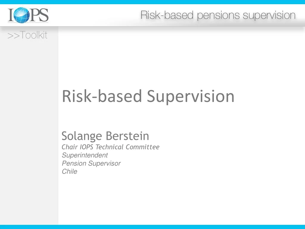 risk based supervision