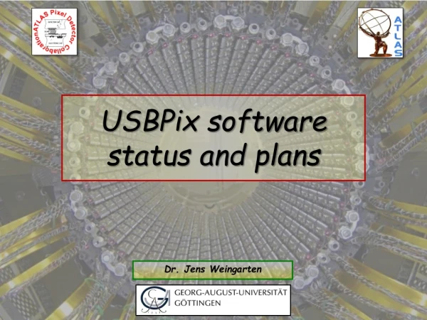 USBPix software status and plans