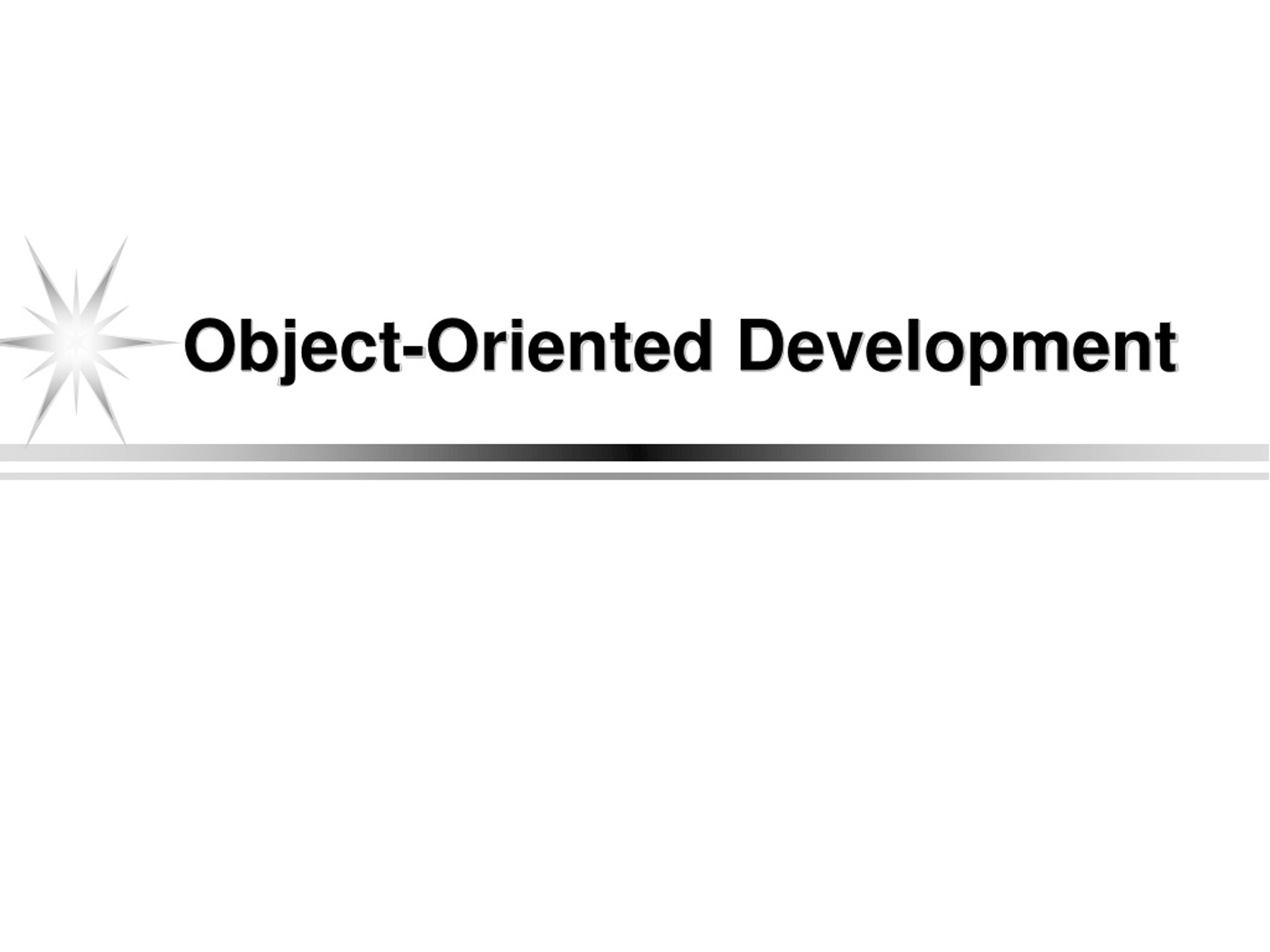 How Object-Oriented Development Solves Problems in a Changing World - slide 1