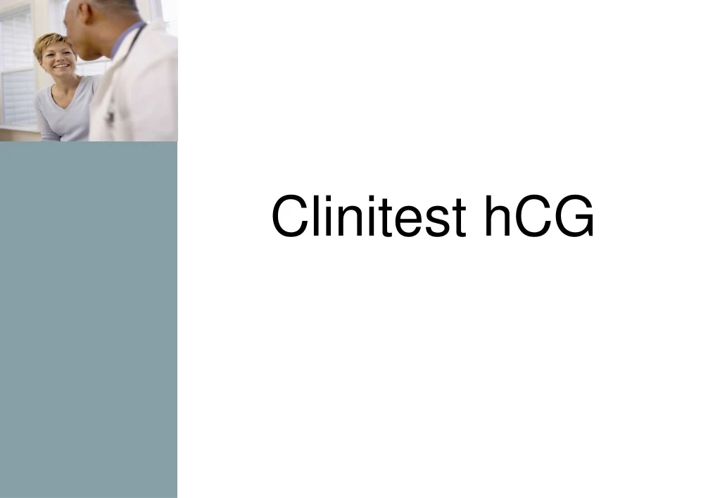clinitest hcg