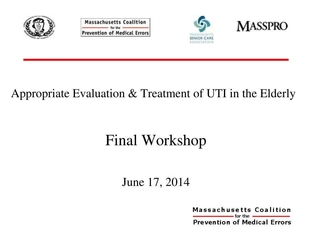 appropriate evaluation treatment of uti in the elderly