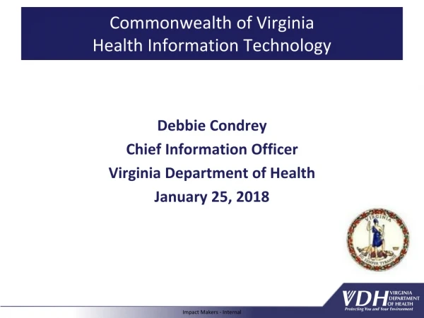 Commonwealth of Virginia Health Information Technology