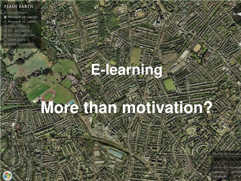 e learning more than motivation