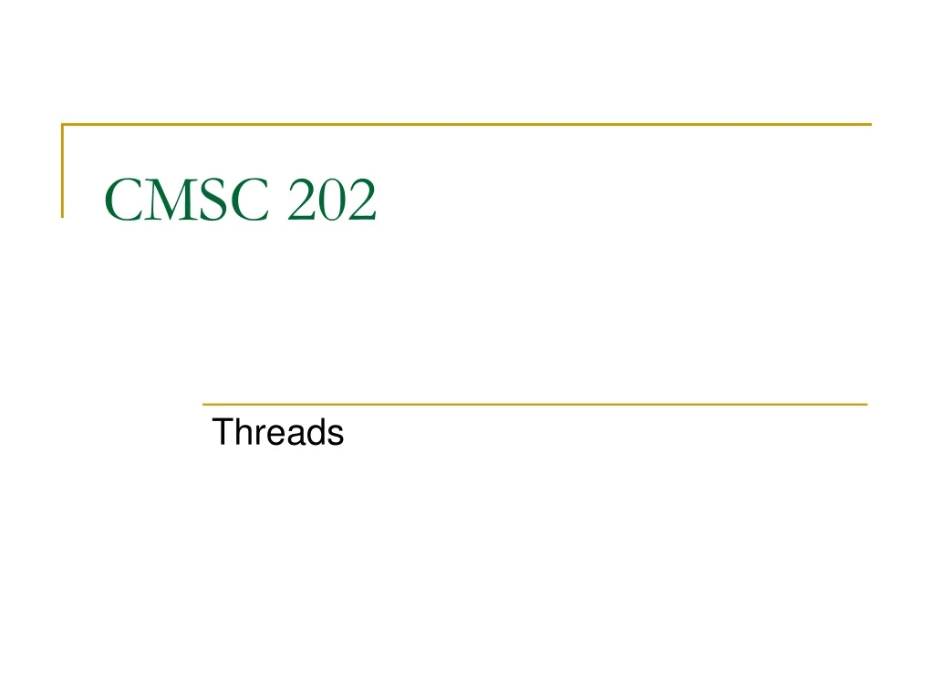 cmsc 202