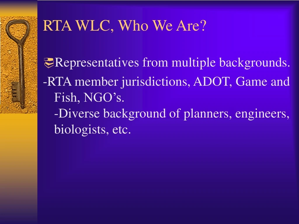 rta wlc who we are