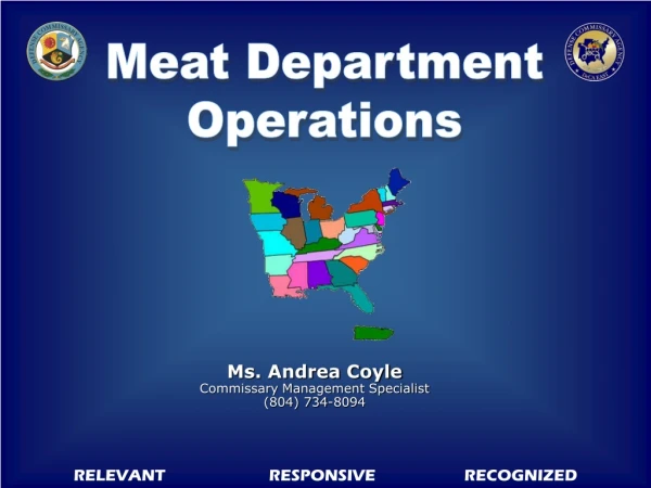 Meat Department Operations