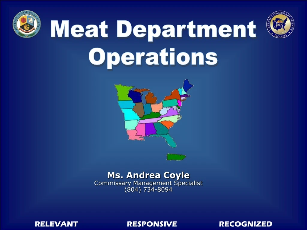 meat department operations