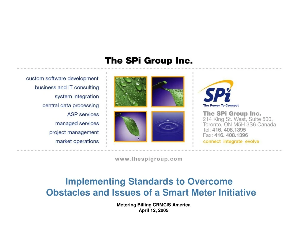implementing standards to overcome obstacles