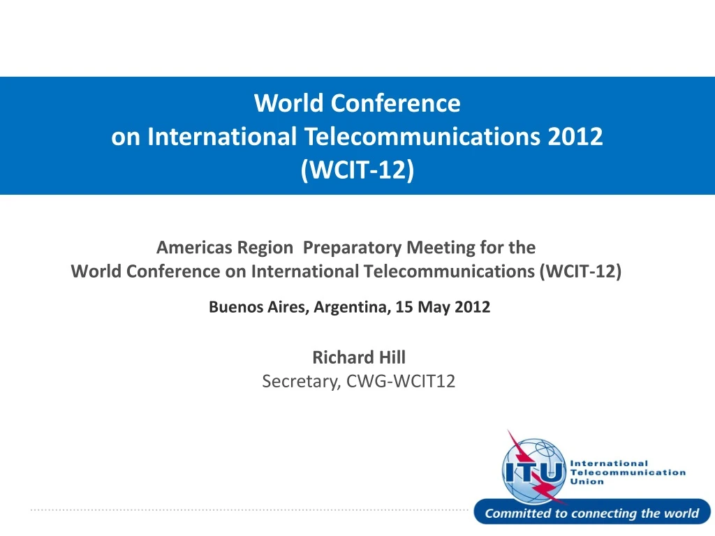 world conference on international