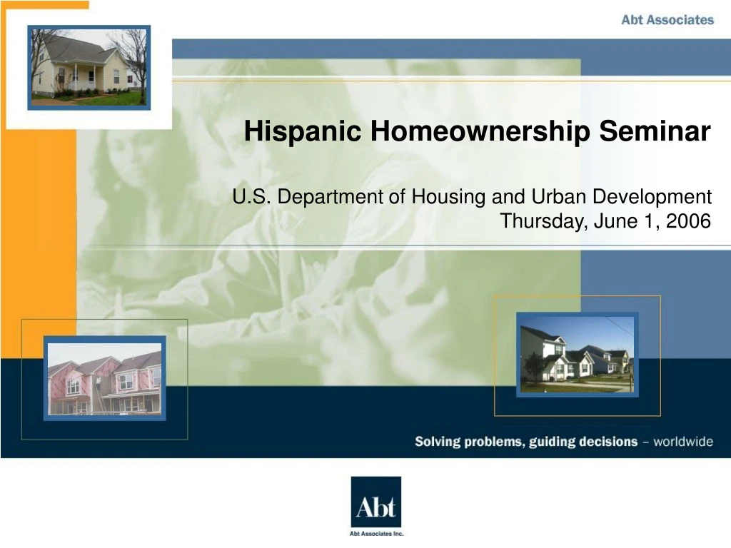 hispanic homeownership seminar