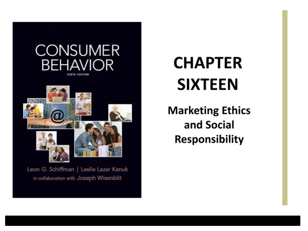 Marketing Ethics and Social Responsibility