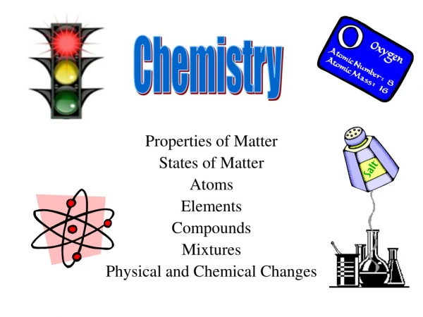 Properties of Matter States of Matter Atoms Elements Compounds Mixtures