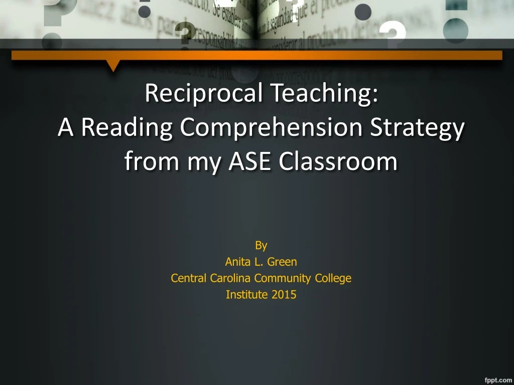 reciprocal teaching a reading comprehension strategy from my ase classroom