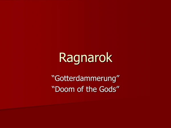 Ragnarok