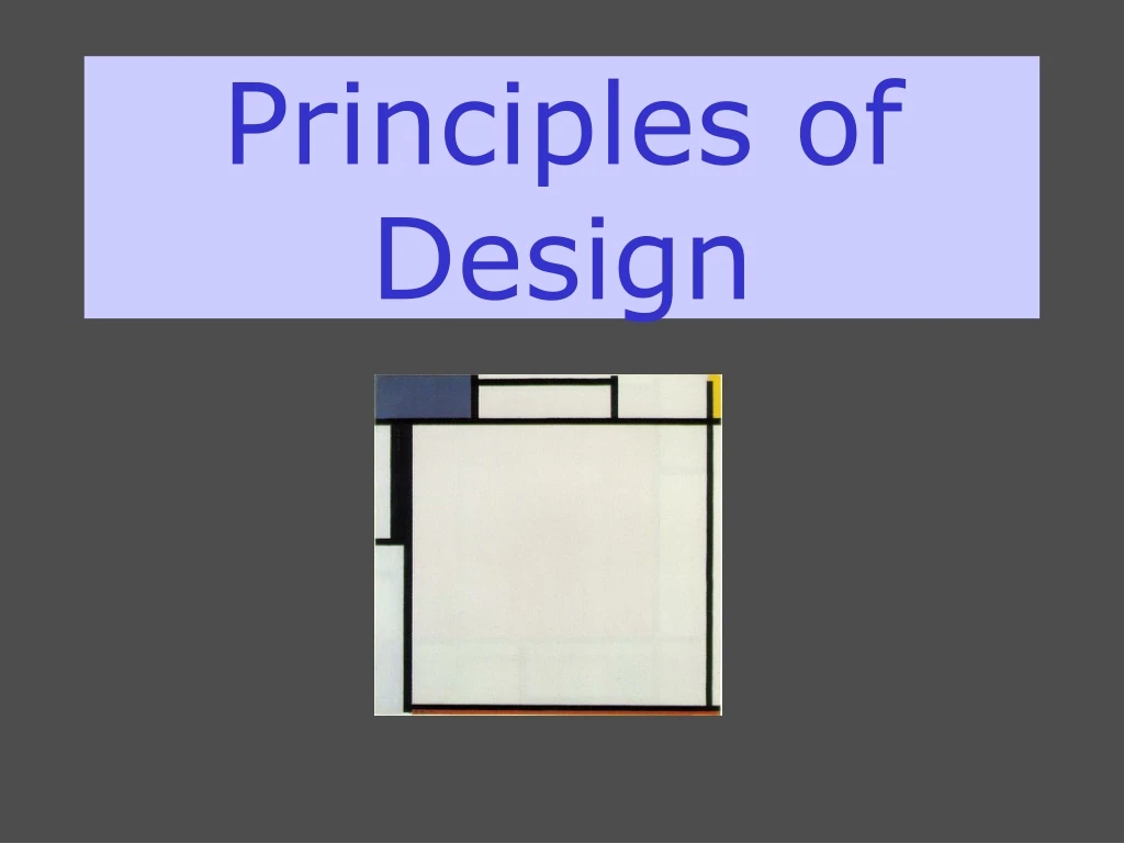 principles of design