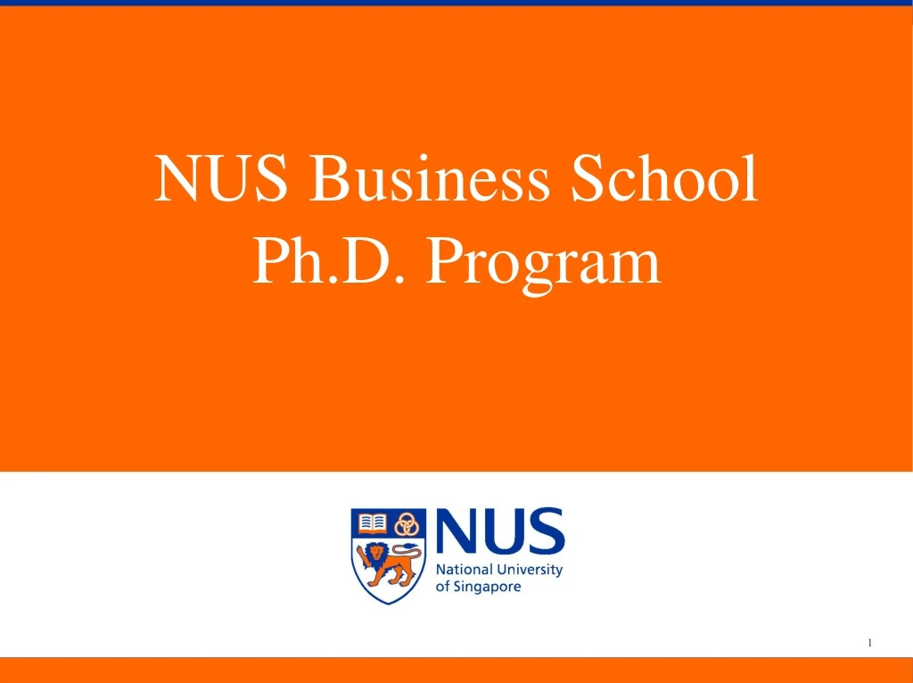 nus business school ph d program