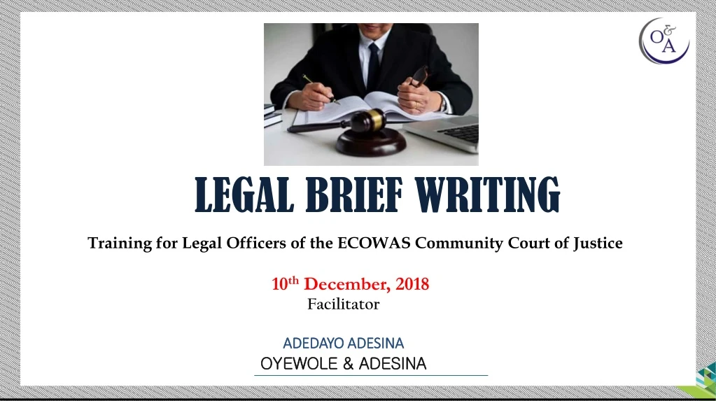 legal brief writing