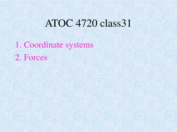 ATOC 4720 class31