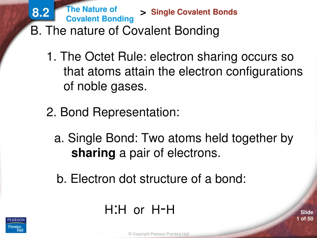 single covalent bonds