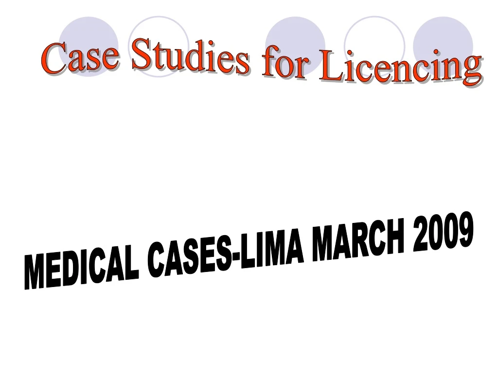 case studies for licencing