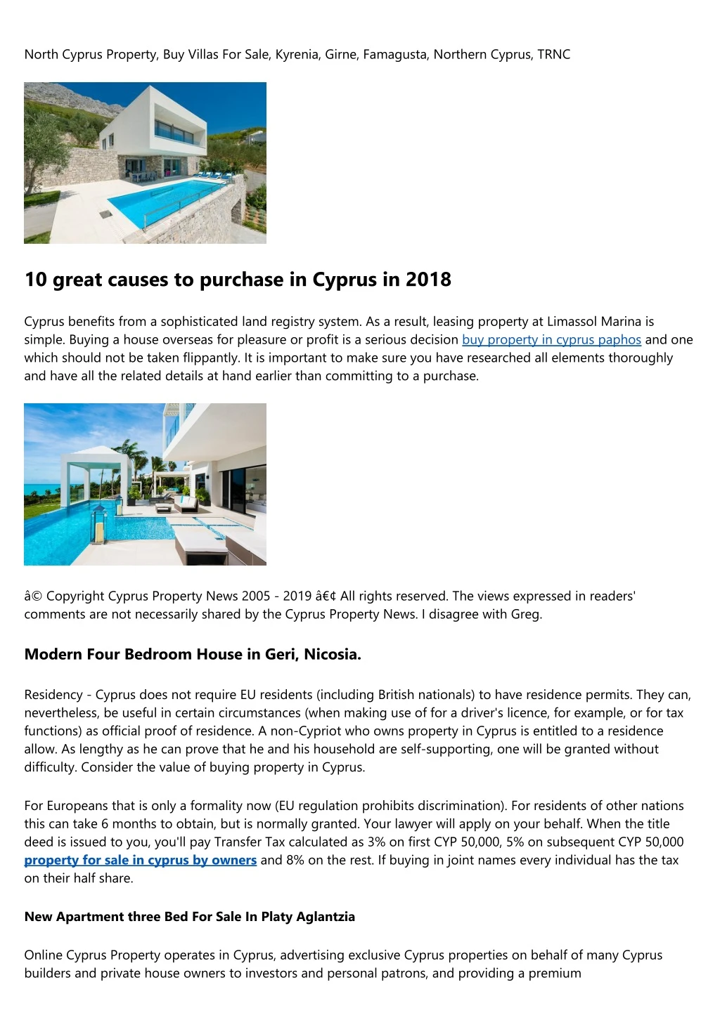 north cyprus property buy villas for sale kyrenia