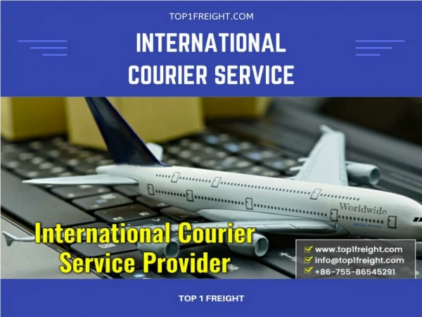 International Courier Service Provider: How Do They Help Business Owners Gain Maximum Business?
