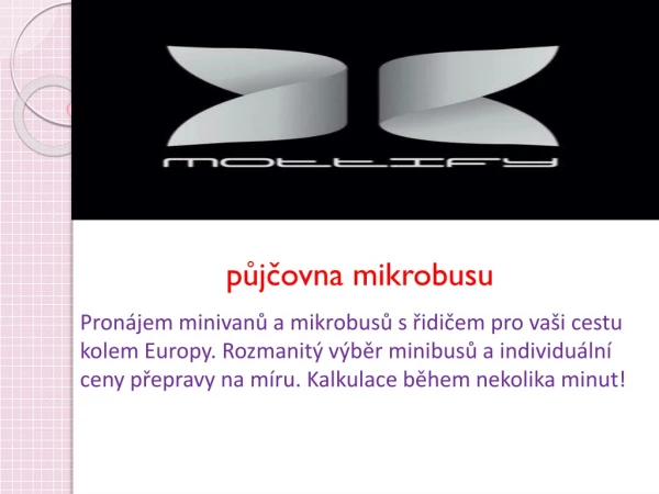 p j ovna mikrobusu
