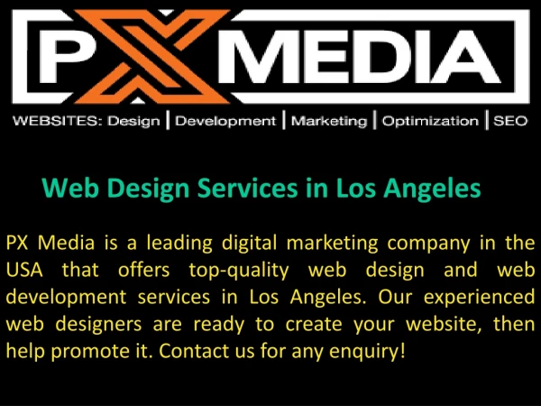 web design services in los angeles