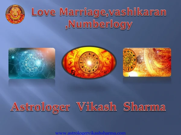 Perfect Love Marriage Astrologer - Vikash Sharma Ji