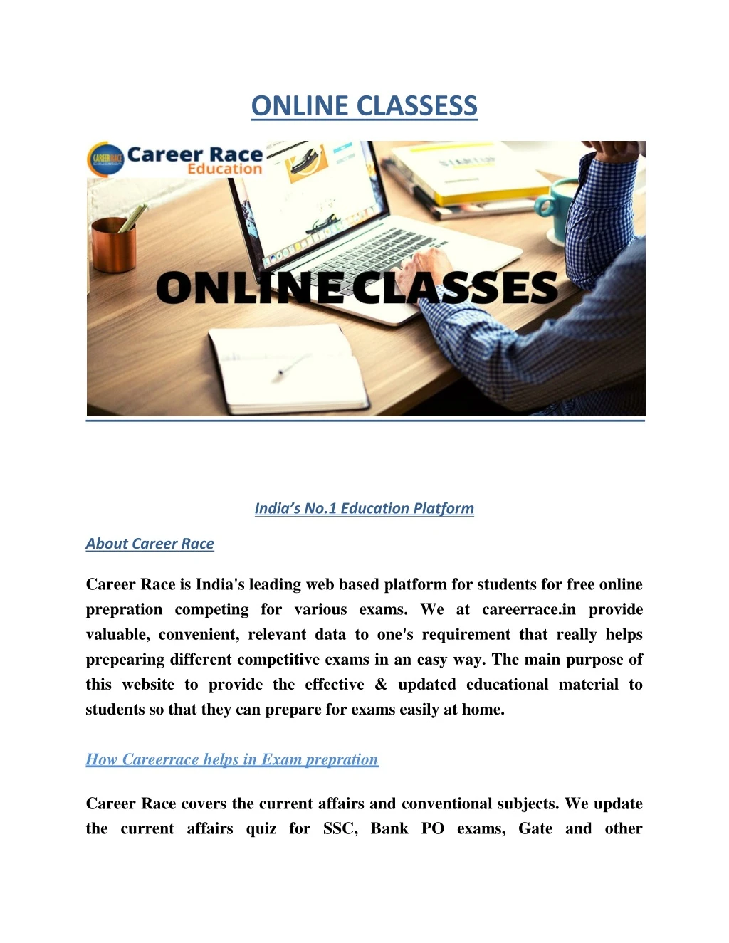 online classess