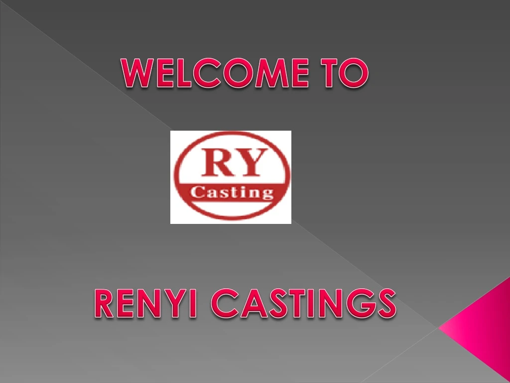 welcome to renyi castings