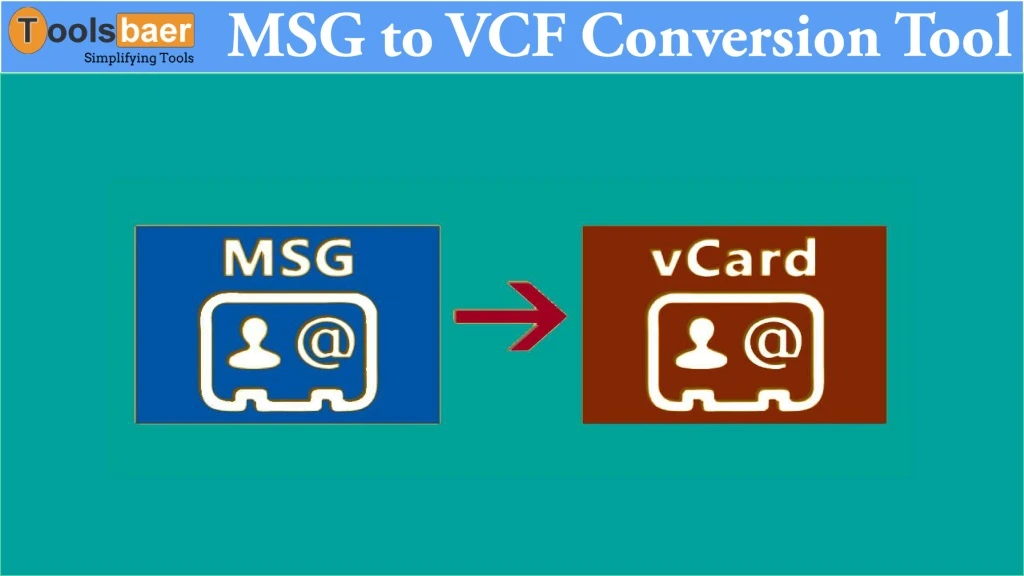 msg to vcf conversion tool