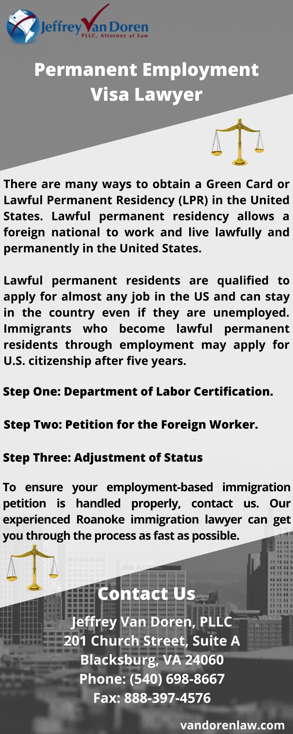 permanent employment visa lawyer