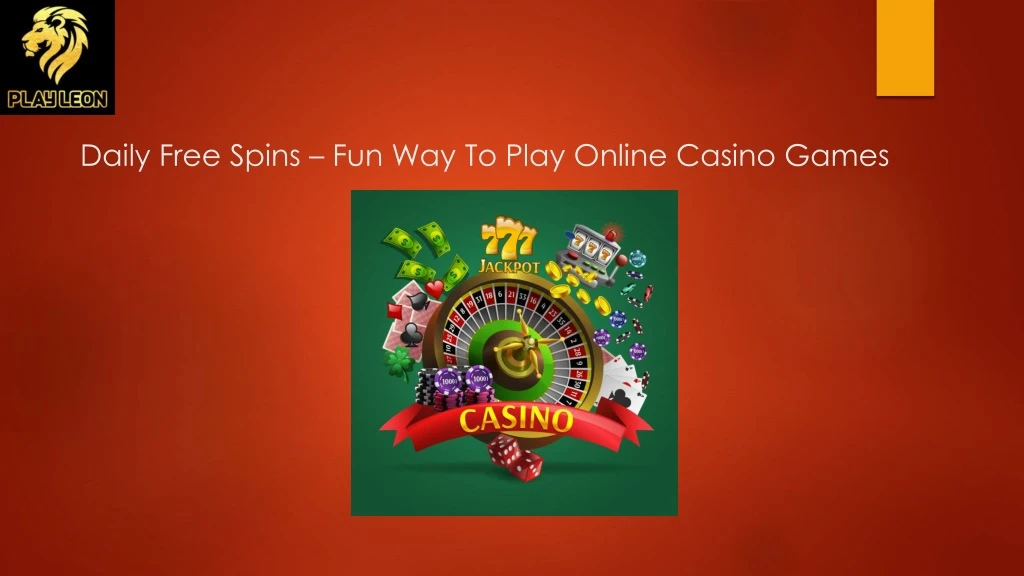 daily free spins fun way to play online casino games
