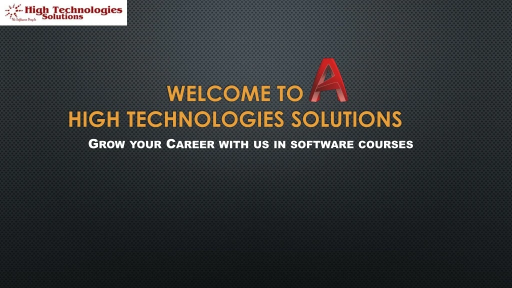 welcome to high technologies solutions