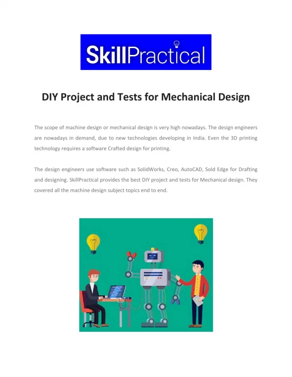 DIY Engineering Projects | Engineering Community | SkillPractical
