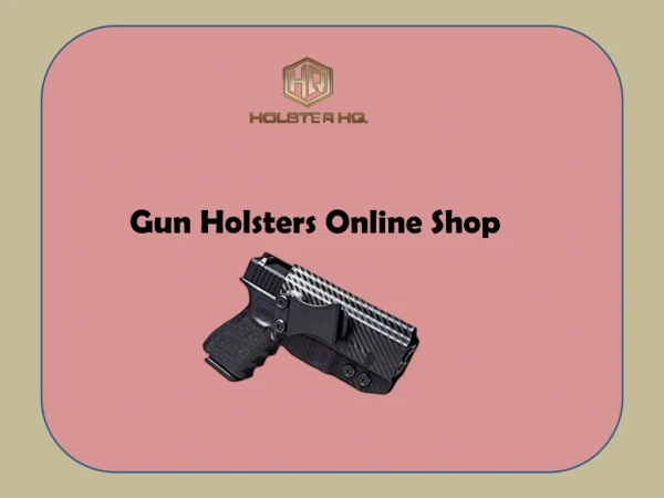 Gun Holster Online Shop