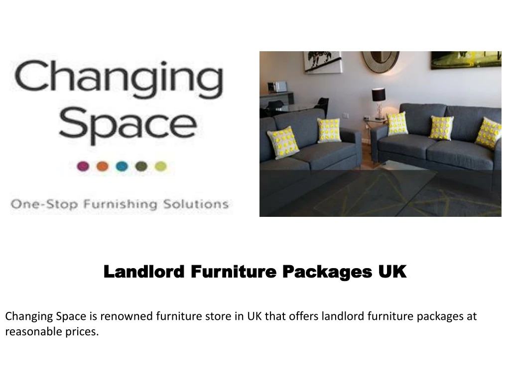 landlord furniture packages uk