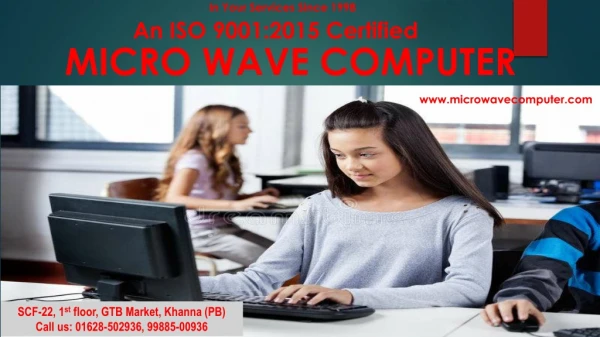 computer advaced courses in khanna