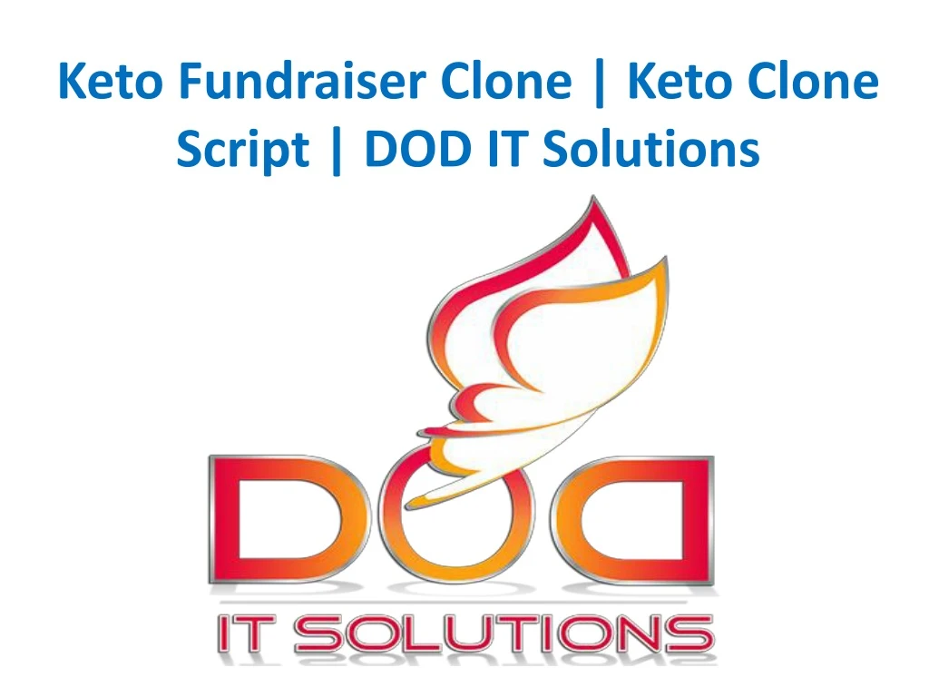 keto fundraiser clone keto clone script dod it solutions