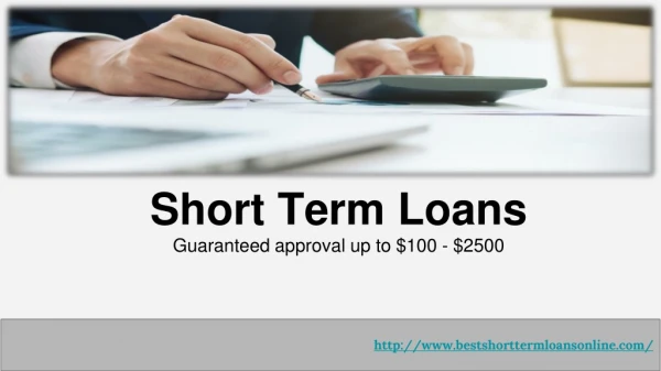 Tackle Your Financial Emergencies with Short Term Loans