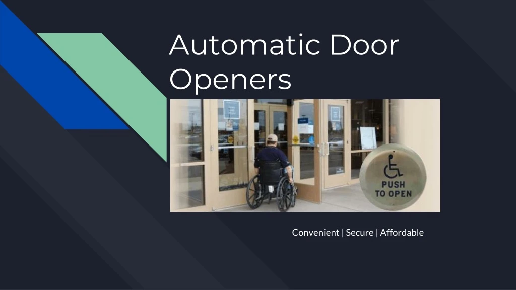 automatic door openers